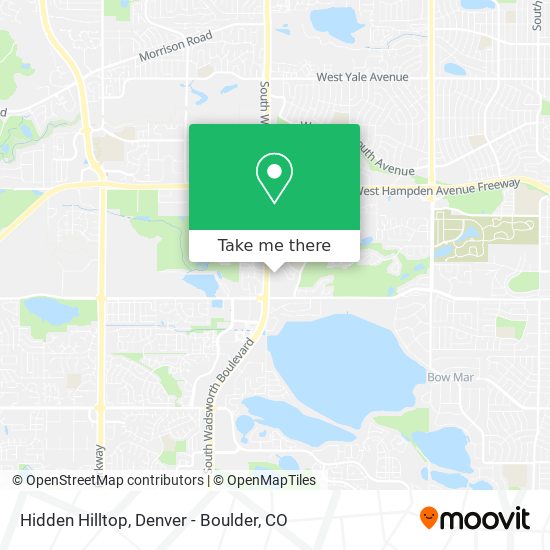 Hidden Hilltop map