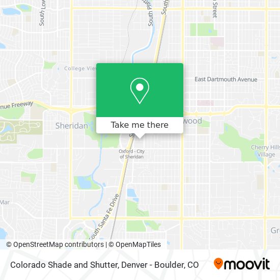 Colorado Shade and Shutter map