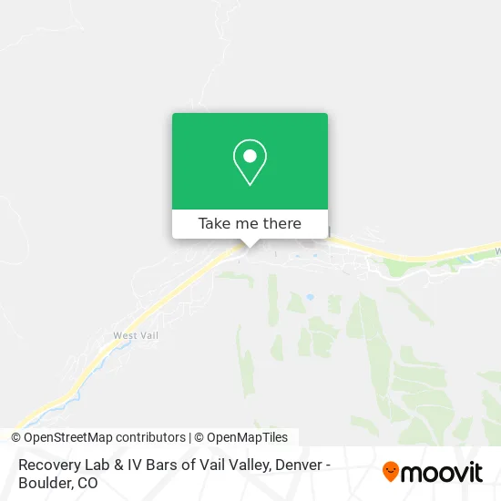 Recovery Lab & IV Bars of Vail Valley map