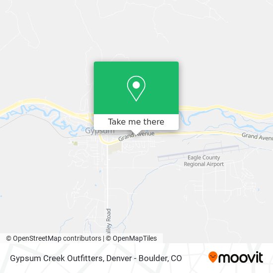 Gypsum Creek Outfitters map