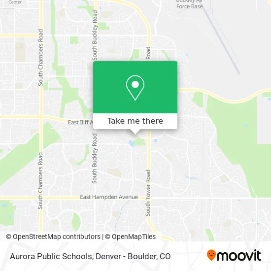 Aurora Public Schools map