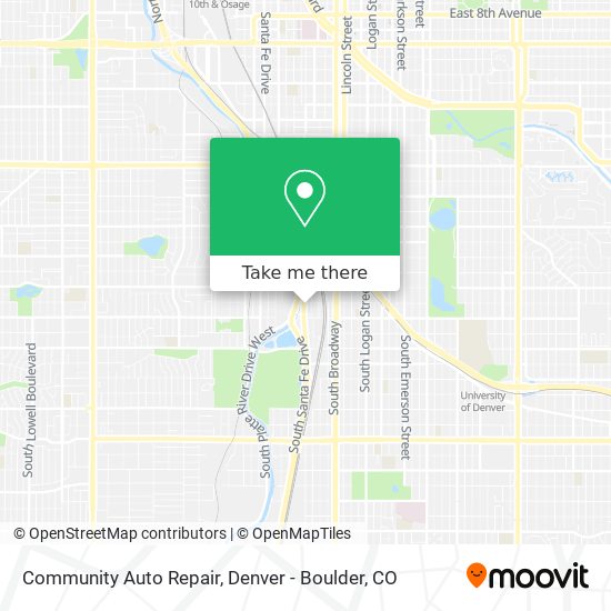 Mapa de Community Auto Repair