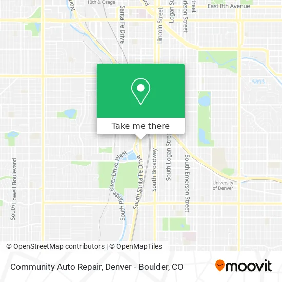 Community Auto Repair map