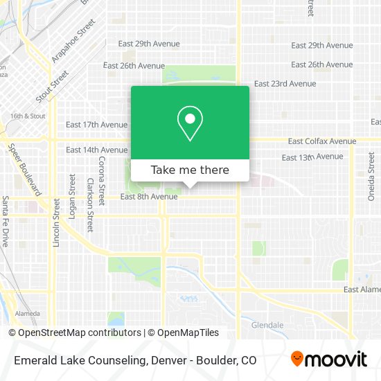 Emerald Lake Counseling map