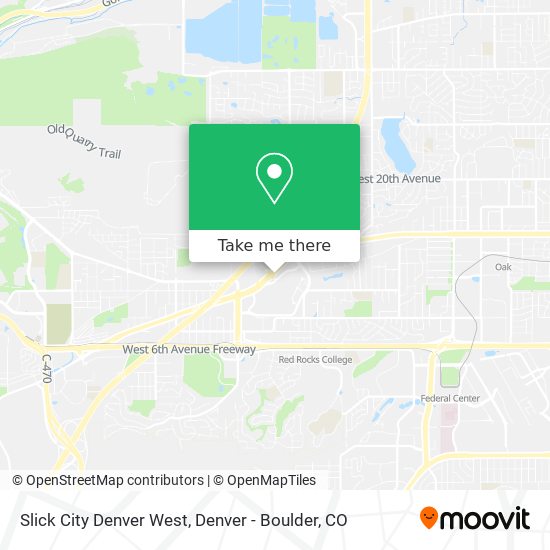 Slick City Denver West map