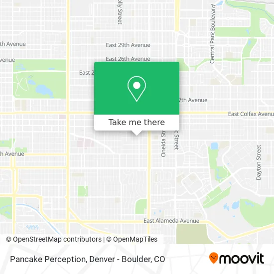 Pancake Perception map