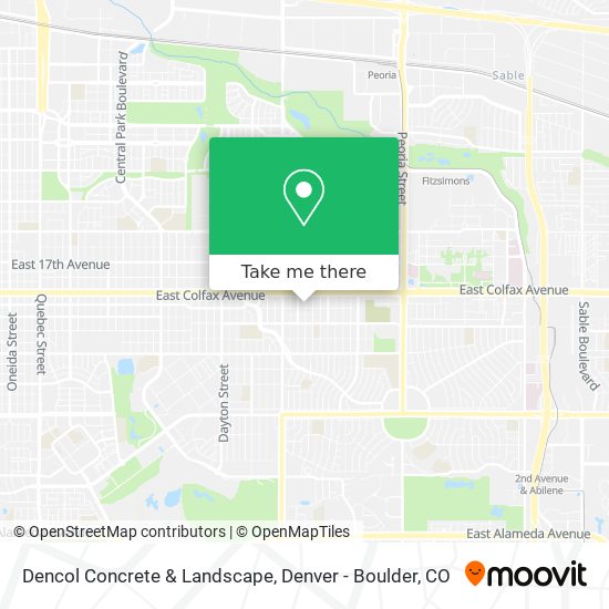 Dencol Concrete & Landscape map