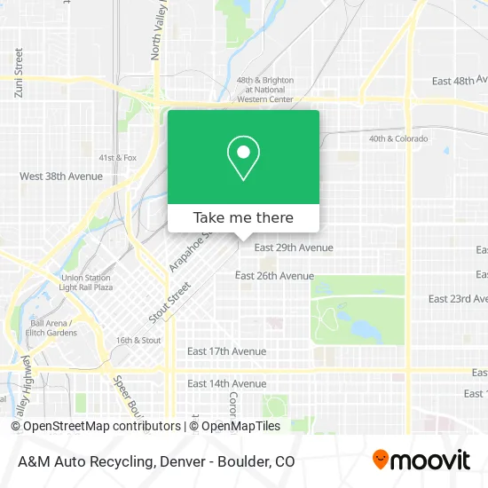 A&M Auto Recycling map