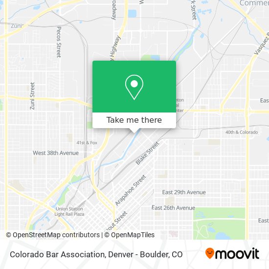 Mapa de Colorado Bar Association