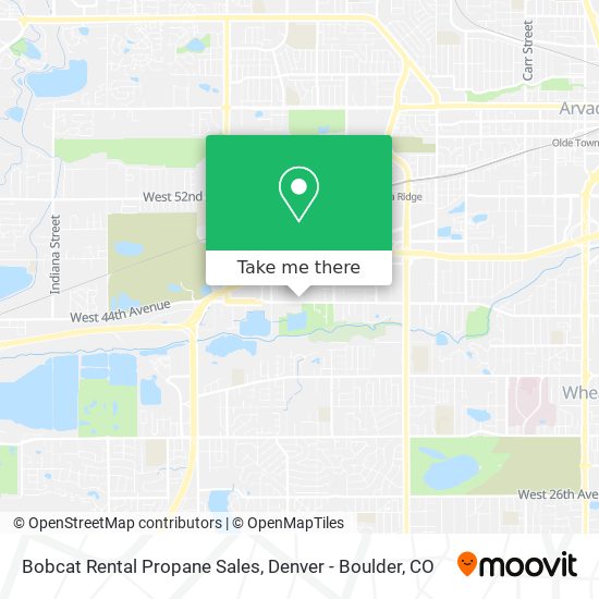 Bobcat Rental Propane Sales map