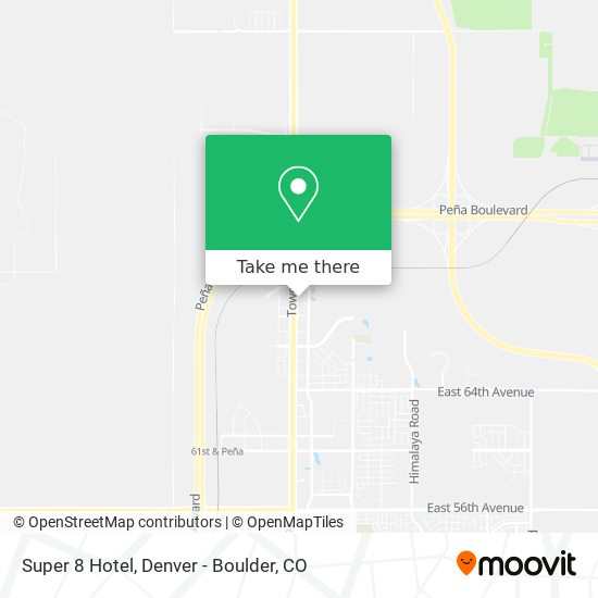 Mapa de Super 8 Hotel