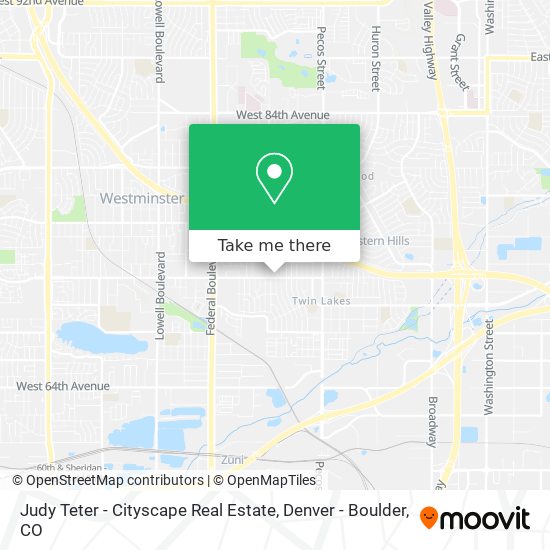 Mapa de Judy Teter - Cityscape Real Estate