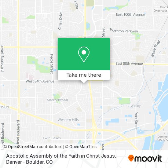 Apostolic Assembly of the Faith in Christ Jesus map