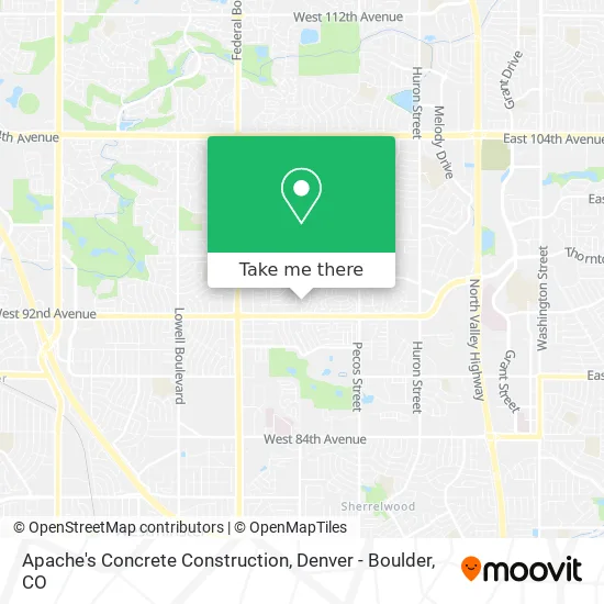 Apache's Concrete Construction map