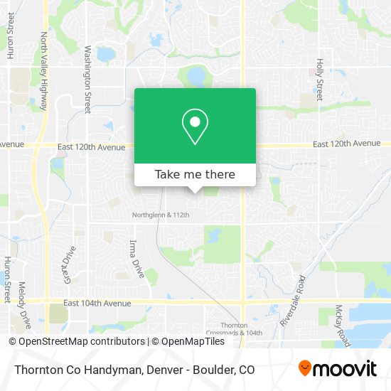 Mapa de Thornton Co Handyman