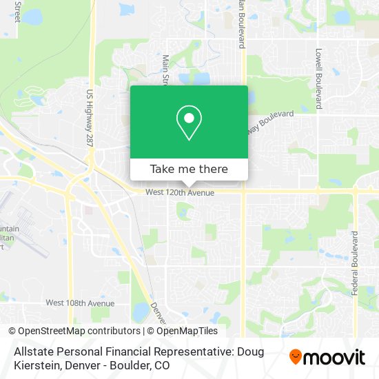 Allstate Personal Financial Representative: Doug Kierstein map