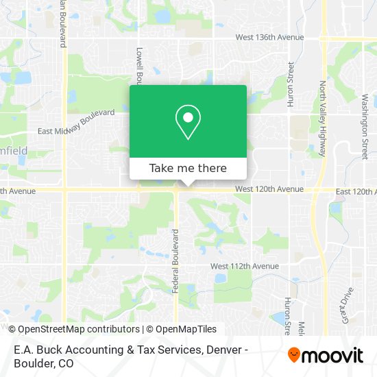 E.A. Buck Accounting & Tax Services map