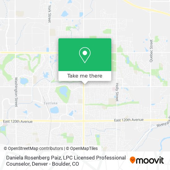 Daniela Rosenberg Paiz, LPC Licensed Professional Counselor map