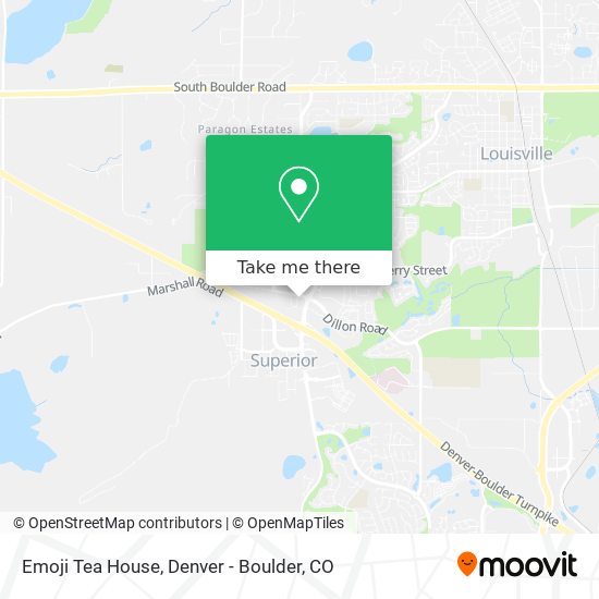 Emoji Tea House map