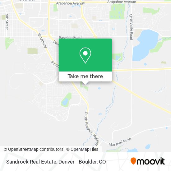 Sandrock Real Estate map