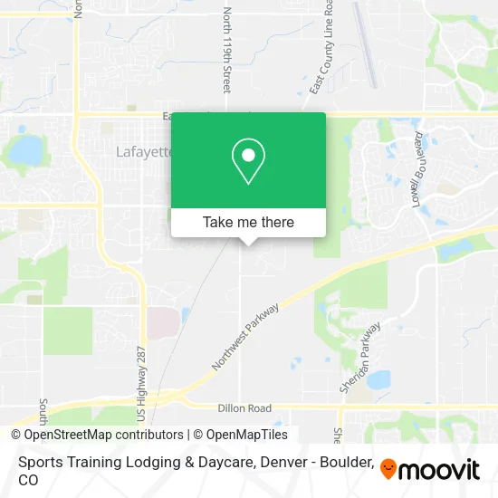 Sports Training Lodging & Daycare map