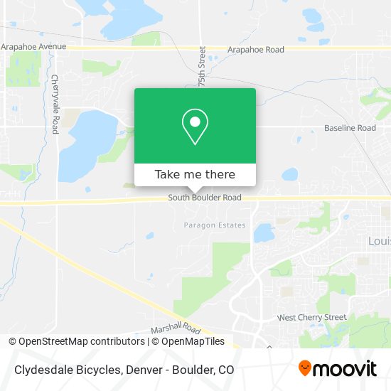 Clydesdale Bicycles map