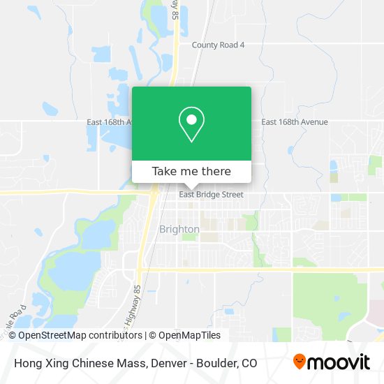 Hong Xing Chinese Mass map
