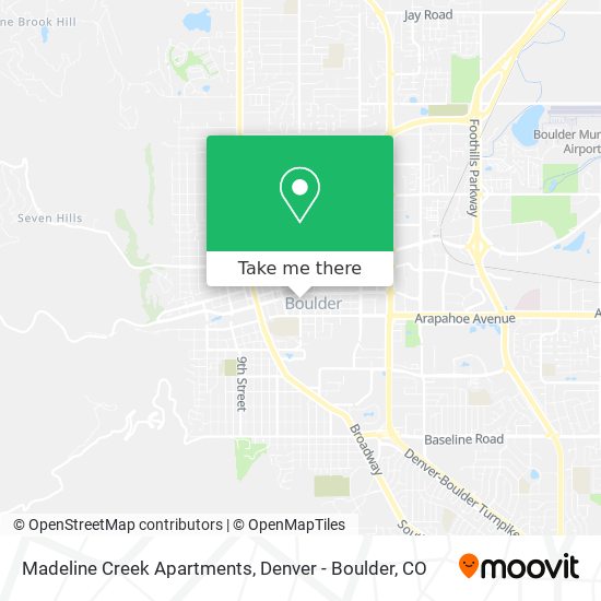 Madeline Creek Apartments map