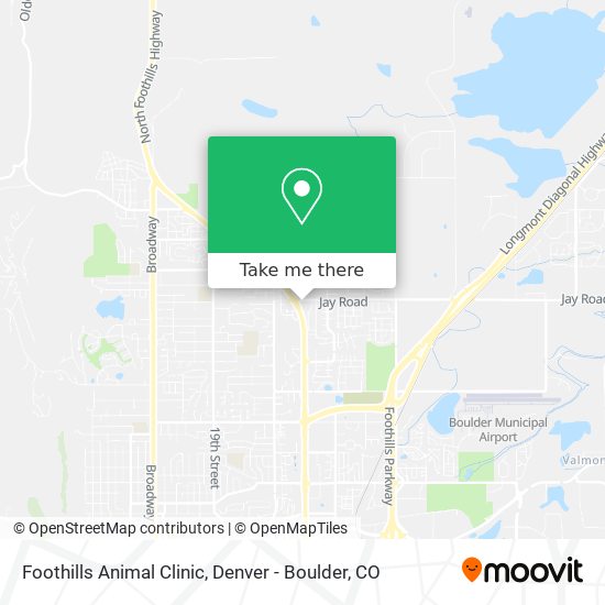 Foothills Animal Clinic map