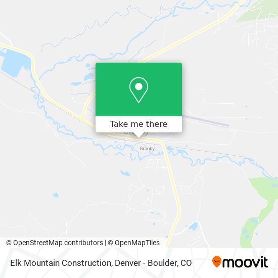 Elk Mountain Construction map