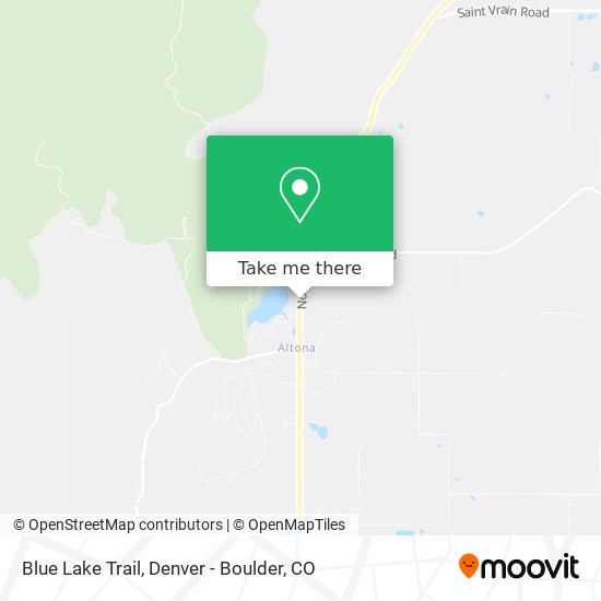 Blue Lake Trail map