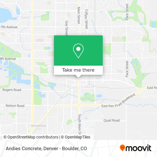 Andies Concrete map
