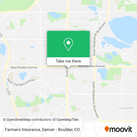 Farmers Insurance map