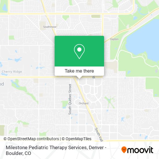Milestone Pediatric Therapy Services map