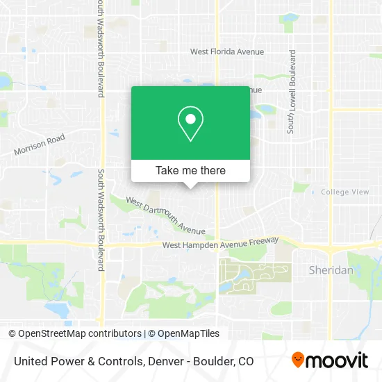 United Power & Controls map