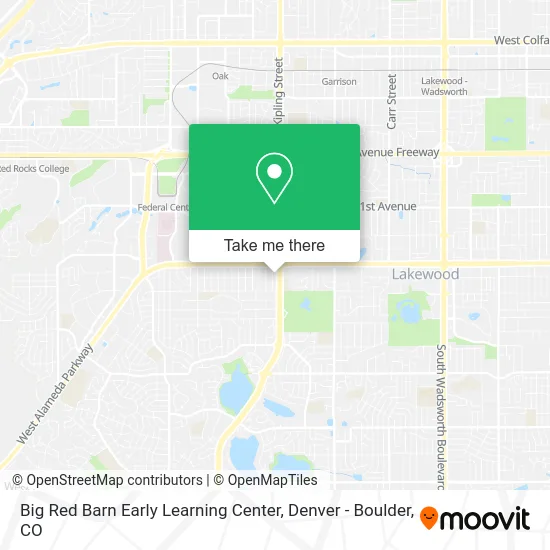 Big Red Barn Early Learning Center map