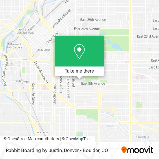 Rabbit Boarding by Justin map