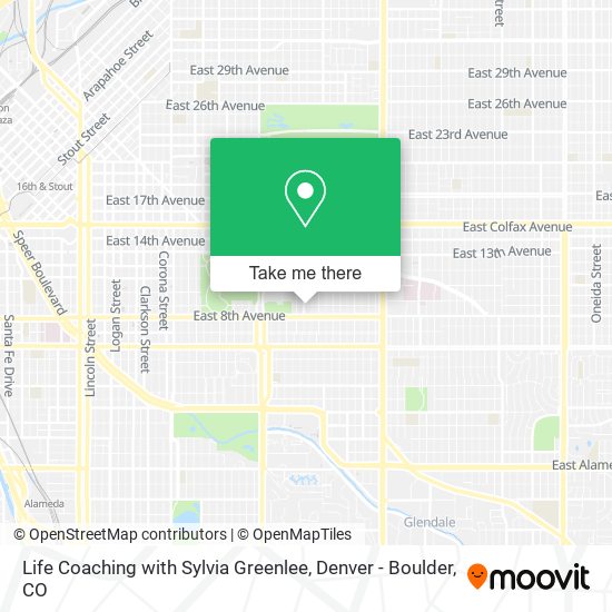 Life Coaching with Sylvia Greenlee map