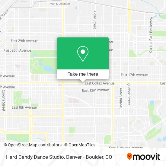 Hard Candy Dance Studio map
