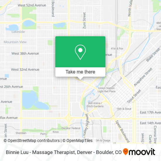 Mapa de Binnie Luu - Massage Therapist