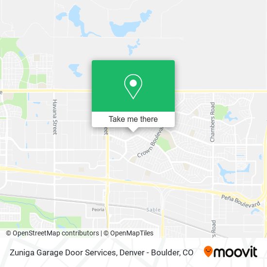 Mapa de Zuniga Garage Door Services