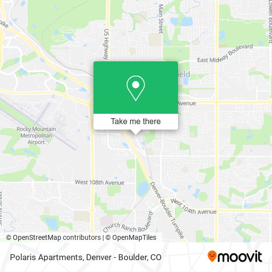 Mapa de Polaris Apartments