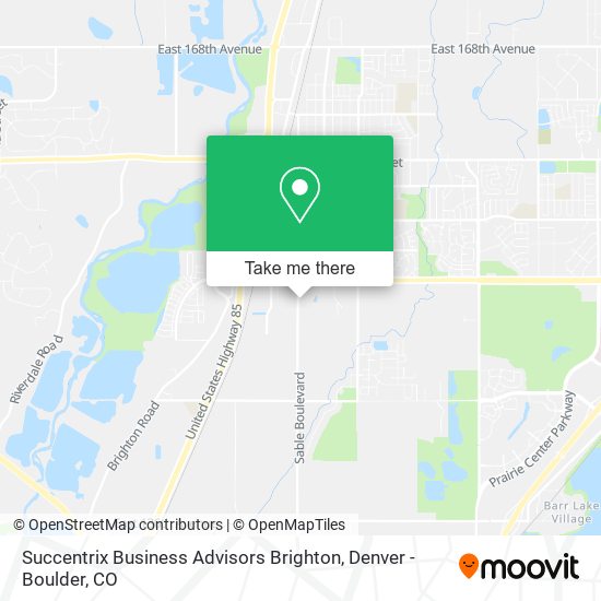 Mapa de Succentrix Business Advisors Brighton