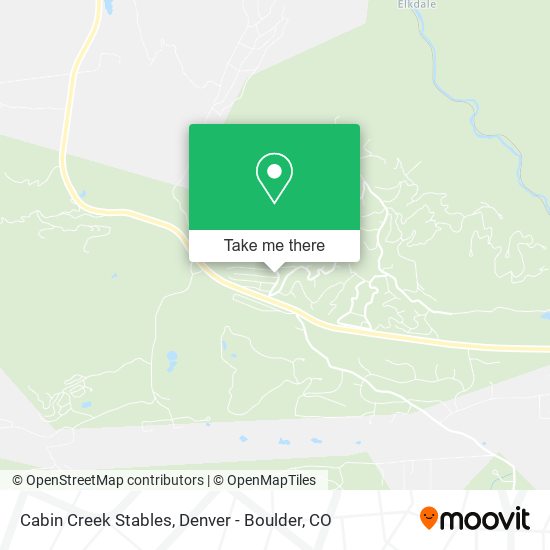 Cabin Creek Stables map