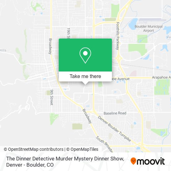 The Dinner Detective Murder Mystery Dinner Show map