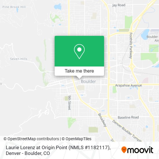 Mapa de Laurie Lorenz at Origin Point (NMLS #1182117)