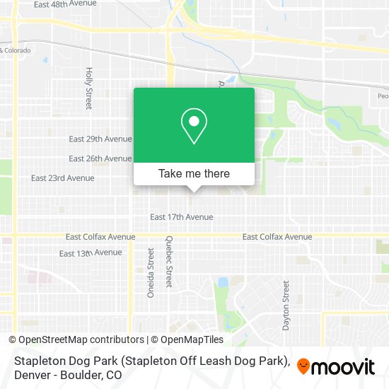 Mapa de Stapleton Dog Park (Stapleton Off Leash Dog Park)