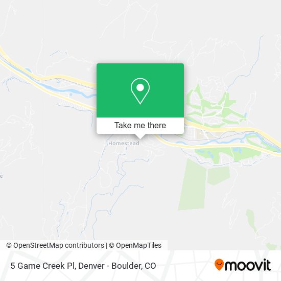 5 Game Creek Pl map