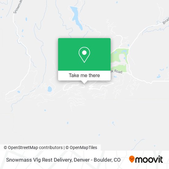 Snowmass Vlg Rest Delivery map