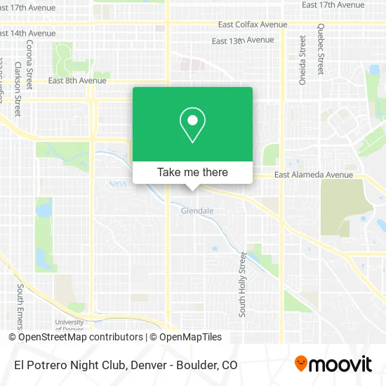 Mapa de El Potrero Night Club